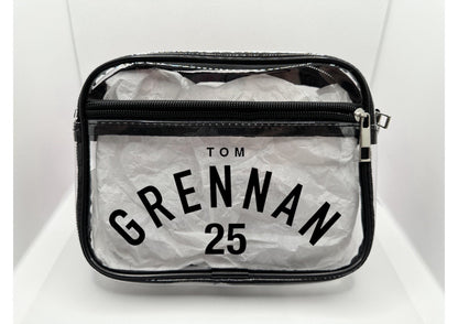 TG 25 Tour Concert Bag, Clear Stadium Approved PVC Concert Crossbody Bag