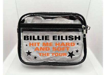 Popstar Tour Concert Bag, Clear Stadium Approved PVC Concert Crossbody Bag