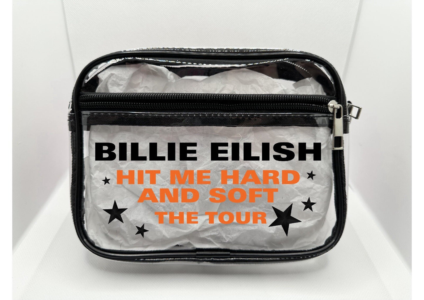 Popstar Tour Concert Bag, Clear Stadium Approved PVC Concert Crossbody Bag