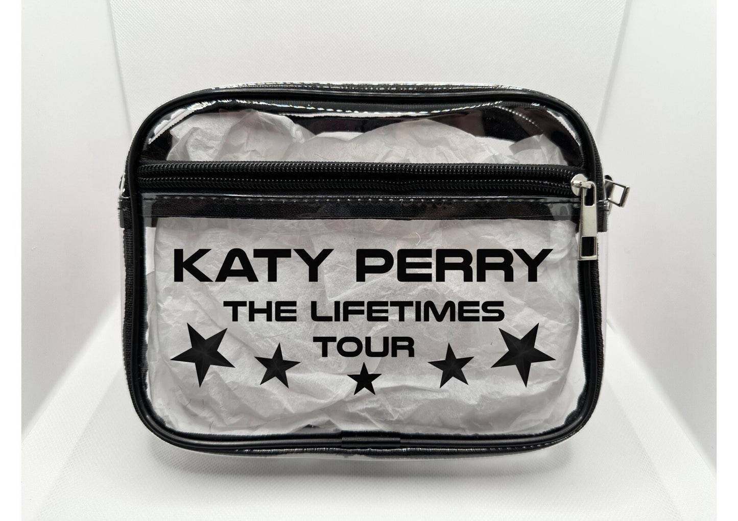Lifetimes Concert Bag, Clear Stadium Approved PVC Concert Crossbody Bag (Copy)
