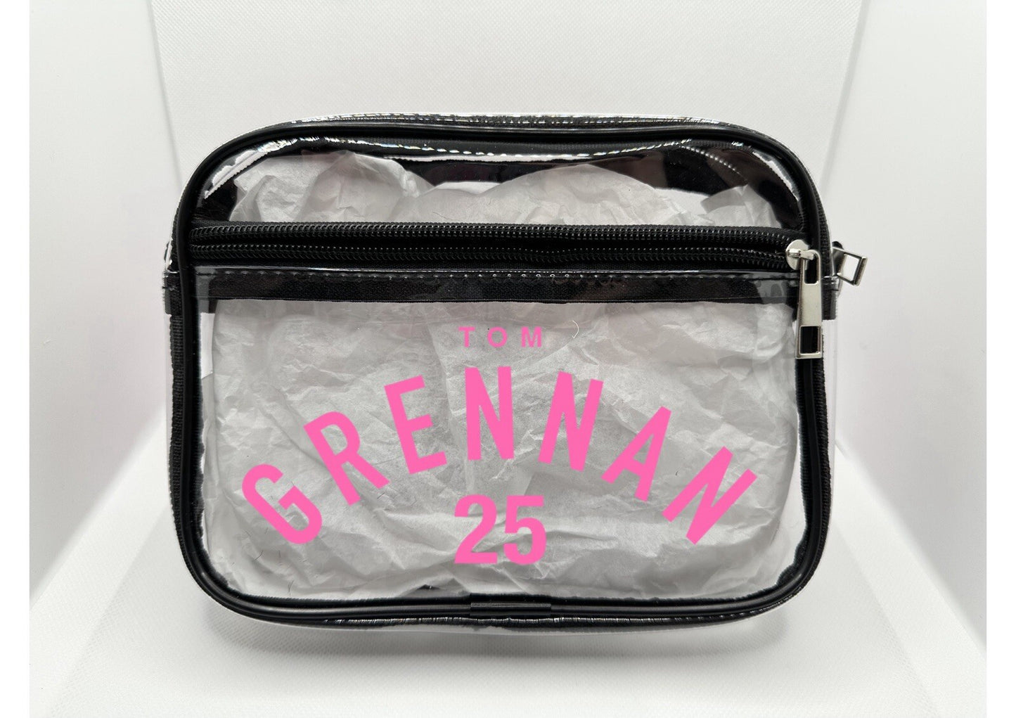 TG 25 Tour Concert Bag, Clear Stadium Approved PVC Concert Crossbody Bag