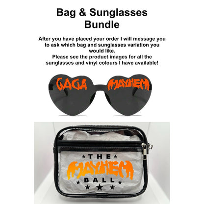 Mayhem Concert Bag, Clear Stadium Approved PVC Concert Crossbody