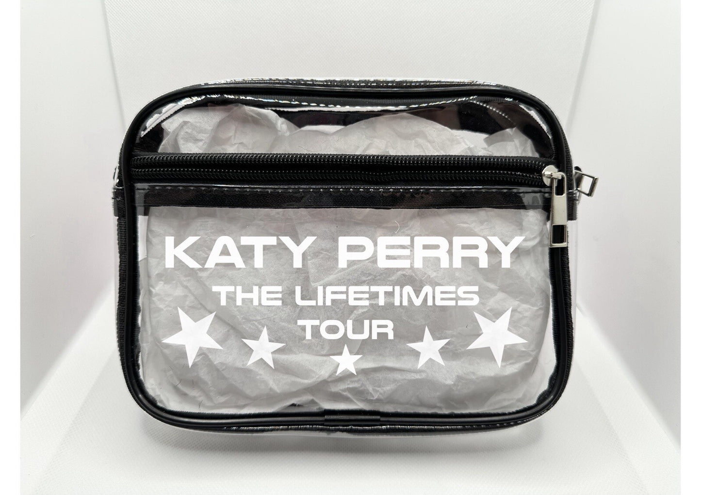 Lifetimes Concert Bag, Clear Stadium Approved PVC Concert Crossbody Bag (Copy)