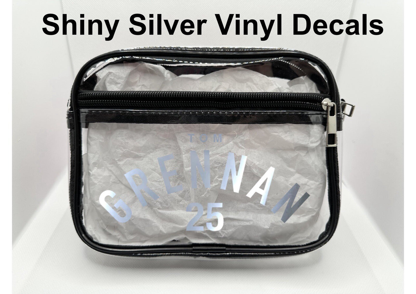 TG 25 Tour Concert Bag, Clear Stadium Approved PVC Concert Crossbody Bag