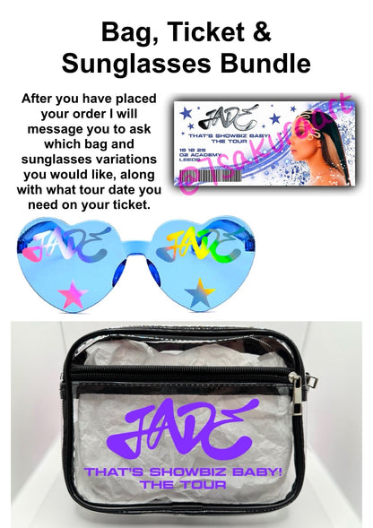 Popstar Concert Bag Clear Stadium Approved PVC Concert Crossbody Bag
