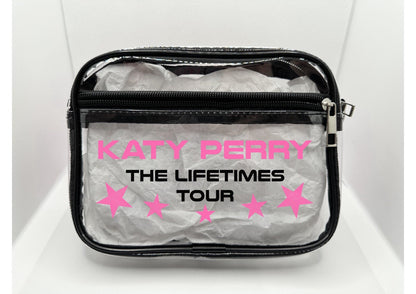 Lifetimes Concert Bag, Clear Stadium Approved PVC Concert Crossbody Bag (Copy)