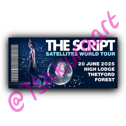 TS 2025 World Tour Souvenir Tickets