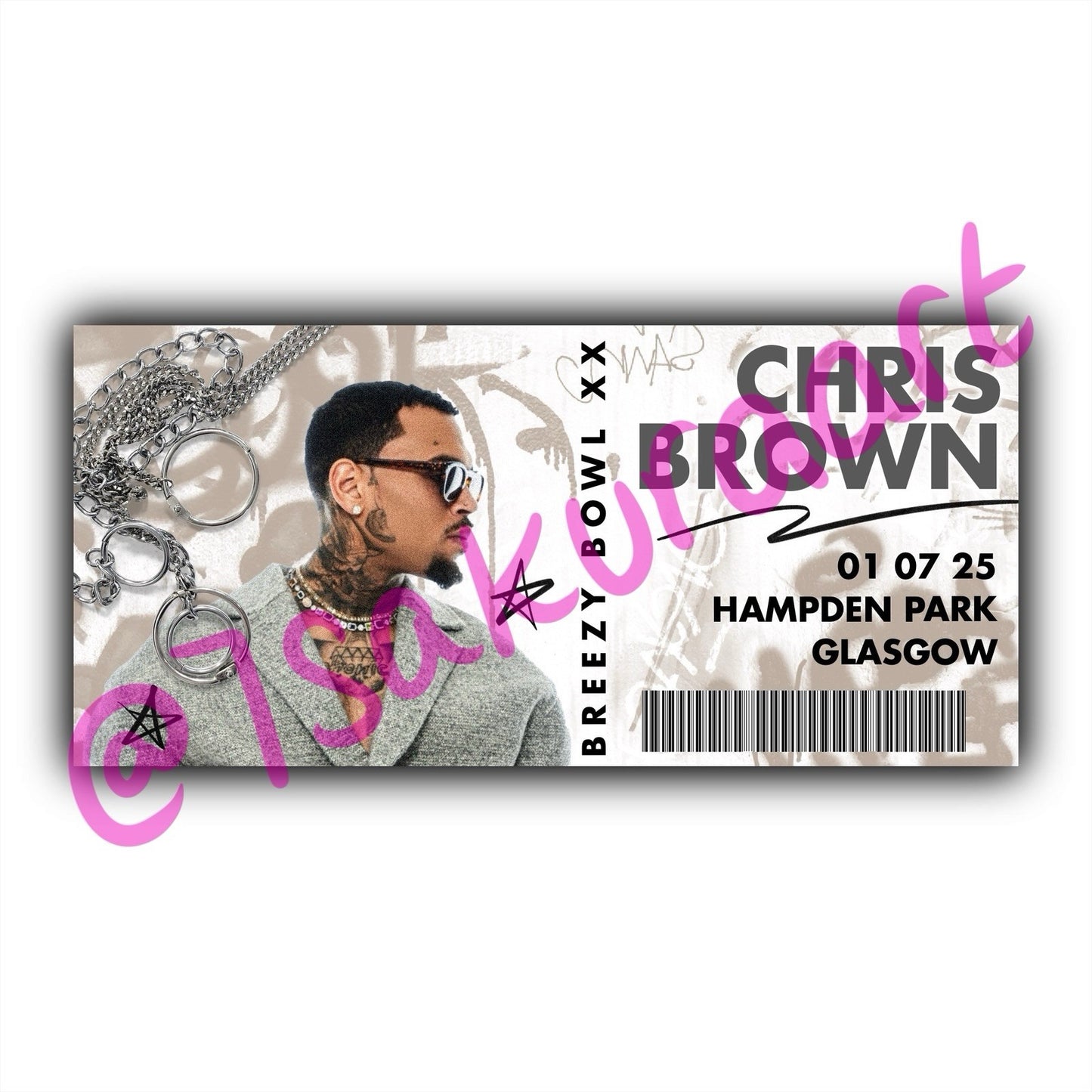 CB 2025 Tour Souvenir Tickets