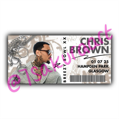 CB 2025 Tour Souvenir Tickets