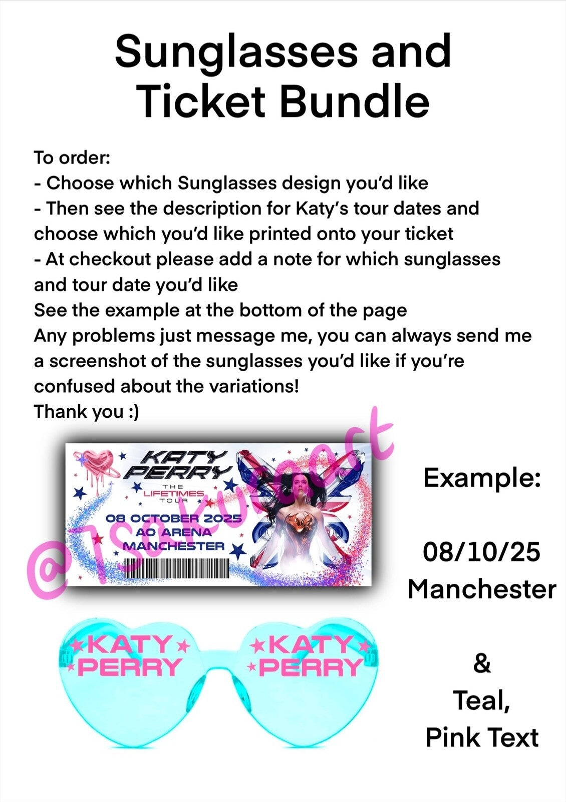 Popstar Tour Sunglasses