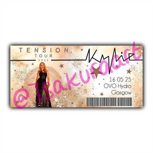 KM 2025 Tour Souvenir Tickets