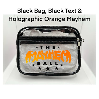 Mayhem Concert Bag, Clear Stadium Approved PVC Concert Crossbody
