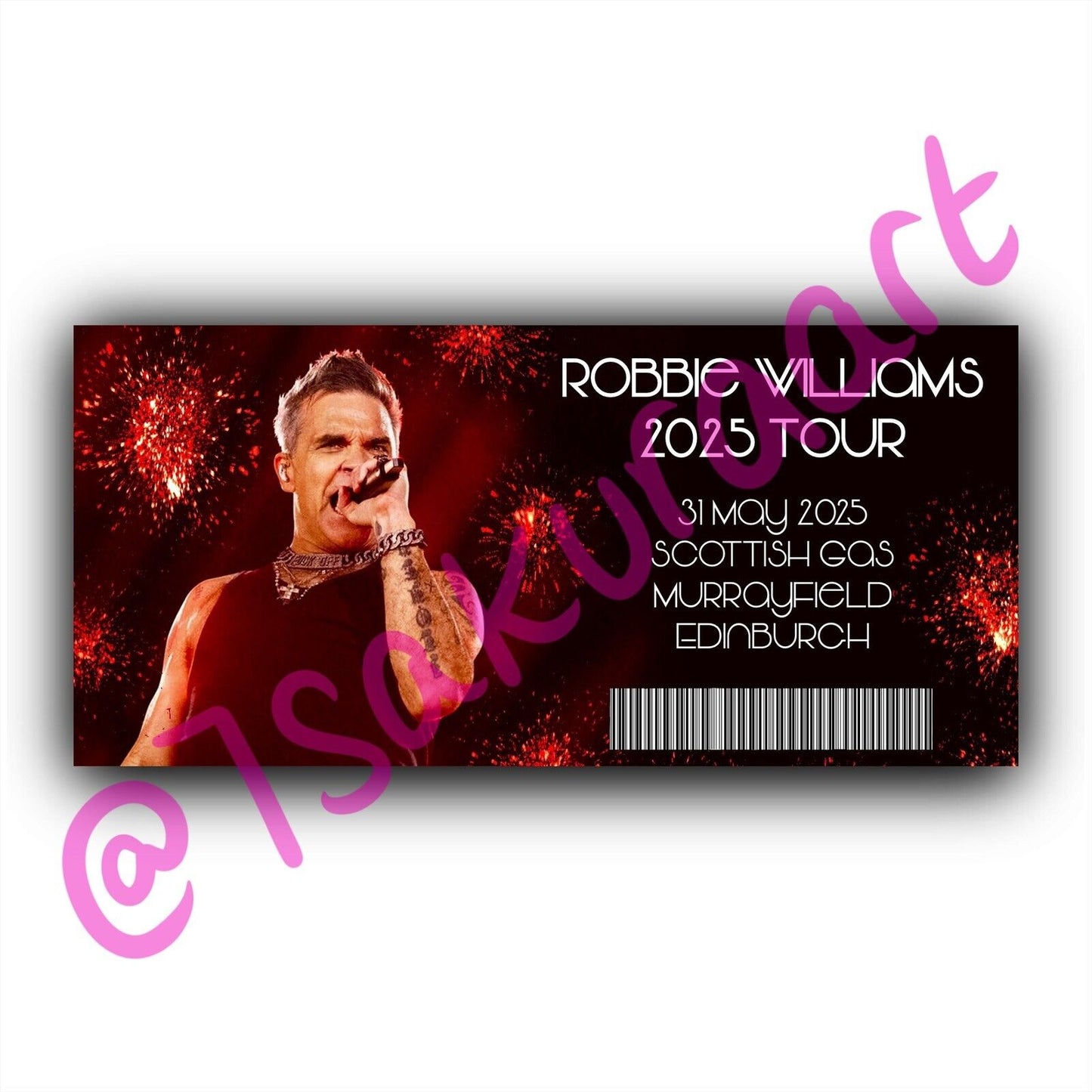 RW 2025 Tour Souvenir Tickets