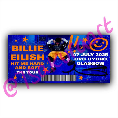 Popstar 2025 Tour Souvenir Tickets