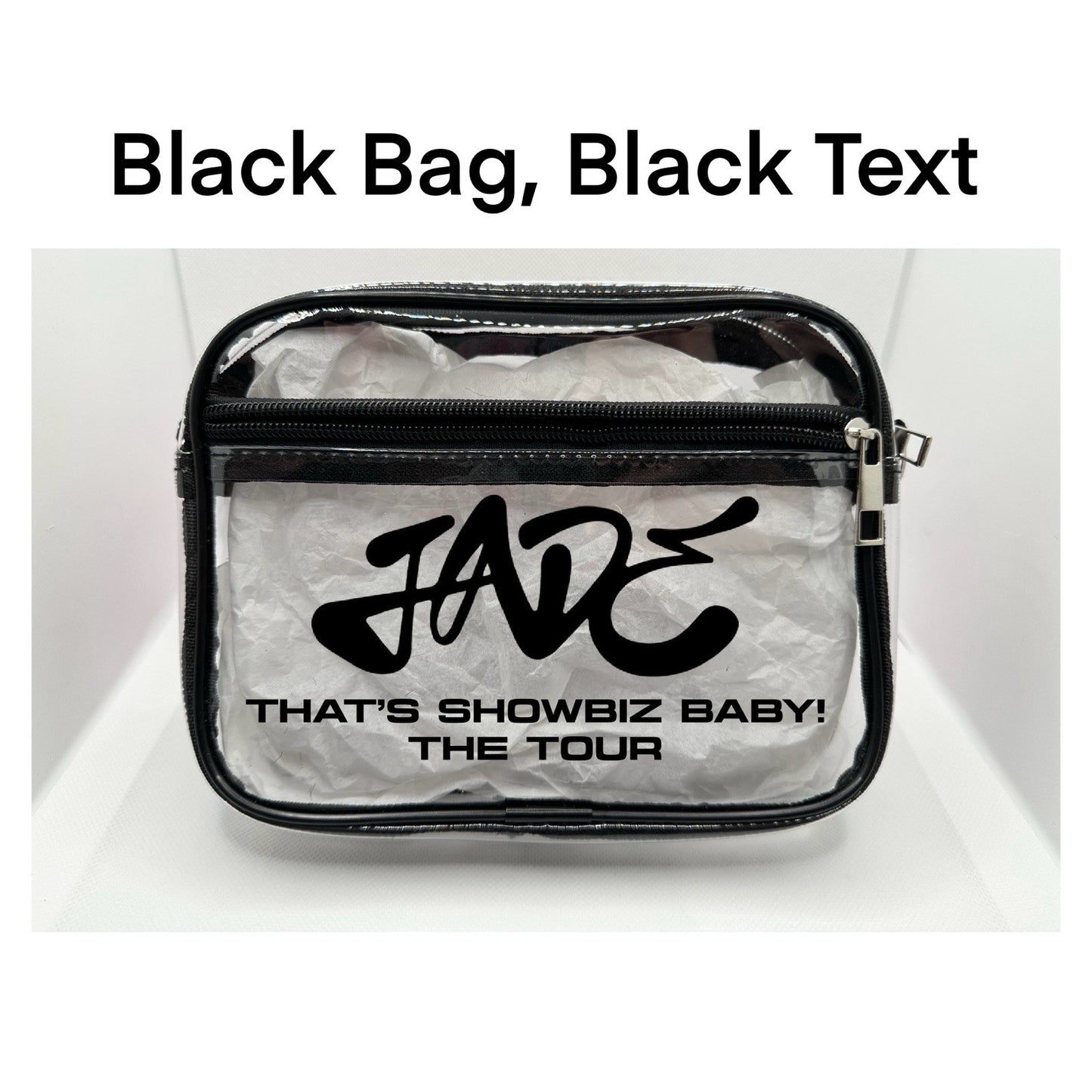 Popstar Concert Bag Clear Stadium Approved PVC Concert Crossbody Bag