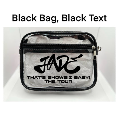 Popstar Concert Bag Clear Stadium Approved PVC Concert Crossbody Bag