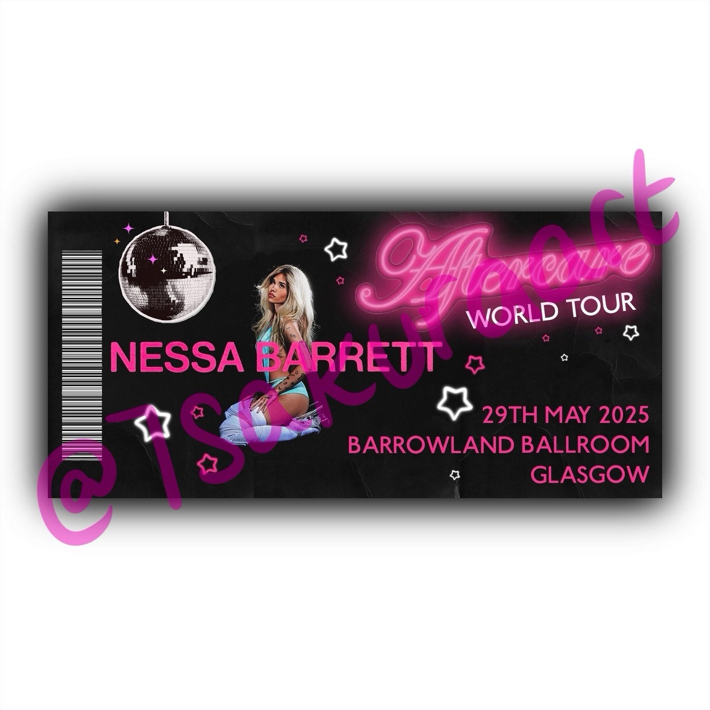 NB Aftercare Tour 2025 Souvenir Ticket