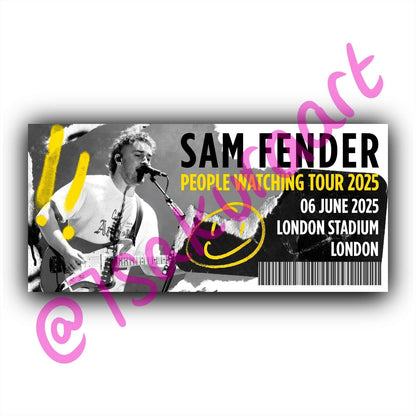 SF 2025 Tour Souvenir Tickets