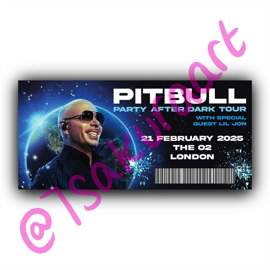 P Party After Dark 2025 Tour Souvenir Tickets