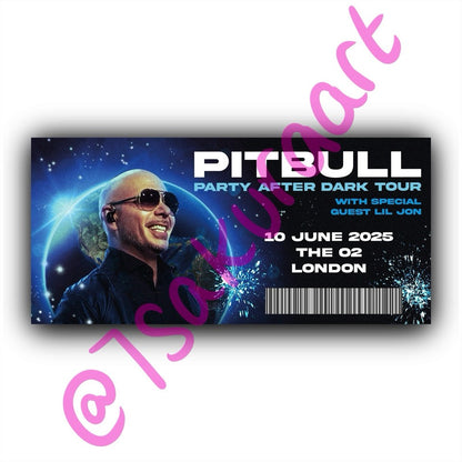P Party After Dark 2025 Tour Souvenir Tickets