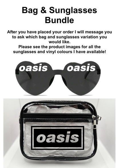 Britpop Tour Concert Bag, Clear Stadium Approved PVC Concert Crossbody Bag