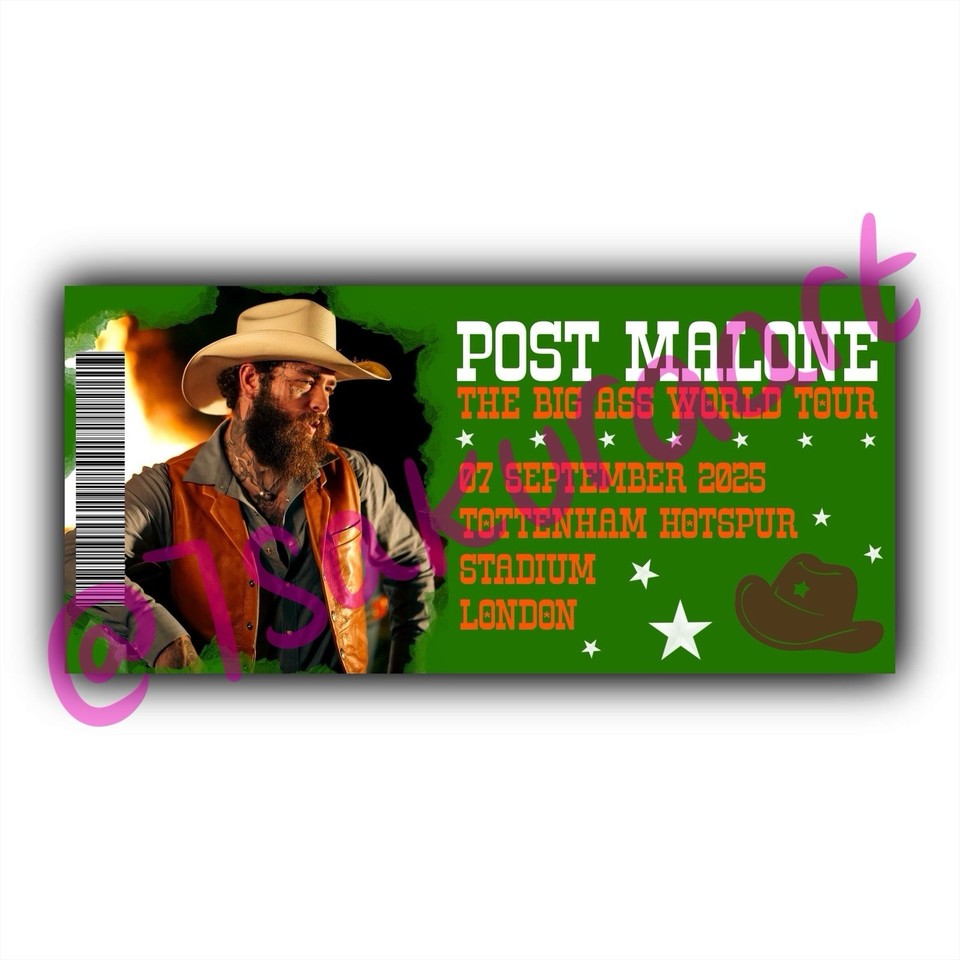 PM 2025 Tour Souvenir Tickets