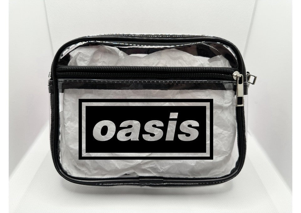 Britpop Tour Concert Bag, Clear Stadium Approved PVC Concert Crossbody Bag