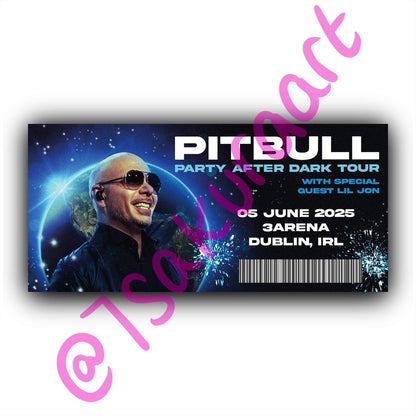 P Party After Dark 2025 Tour Souvenir Tickets