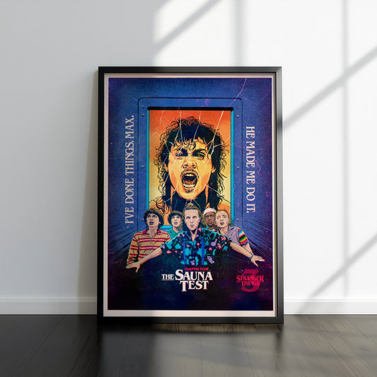80s Sci-Fi TV Show Inspired Art Print, Season 3