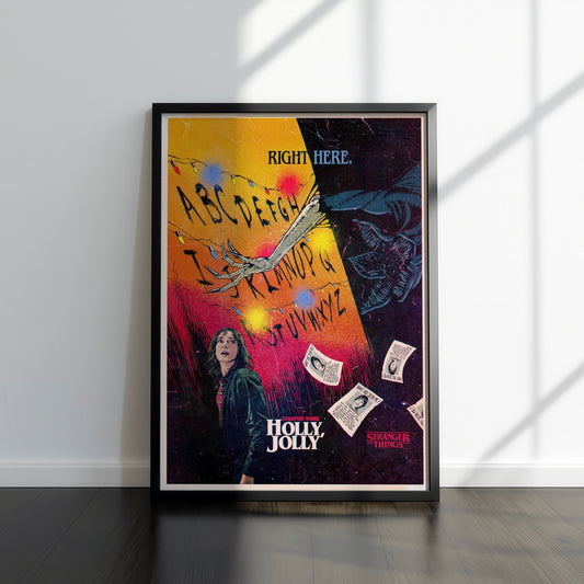 80s Sci-Fi TV Show Inspired Art Print, Season 1