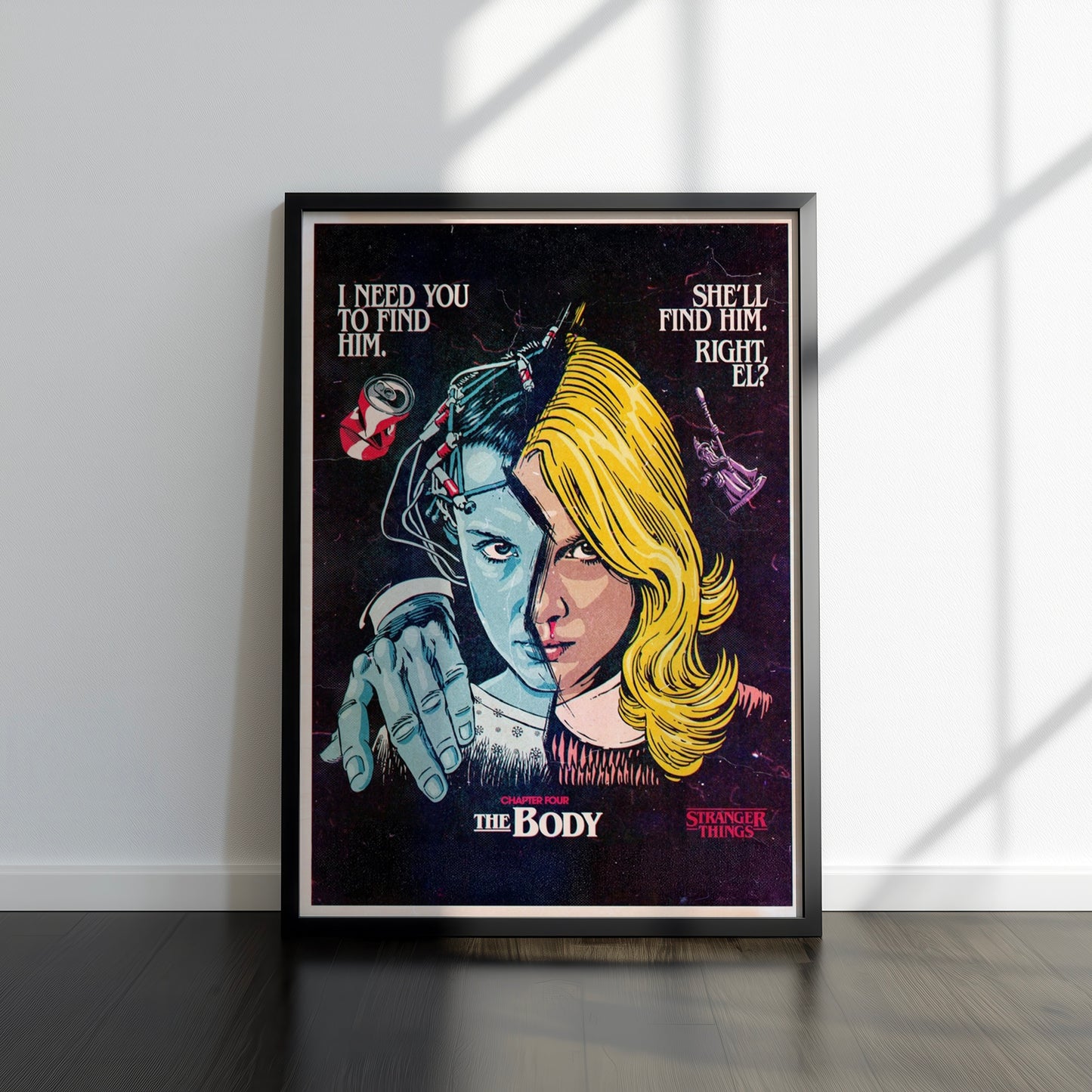 80s Sci-Fi TV Show Inspired Art Print, Season 1