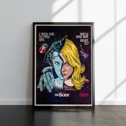 80s Sci-Fi TV Show Inspired Art Print, Season 1