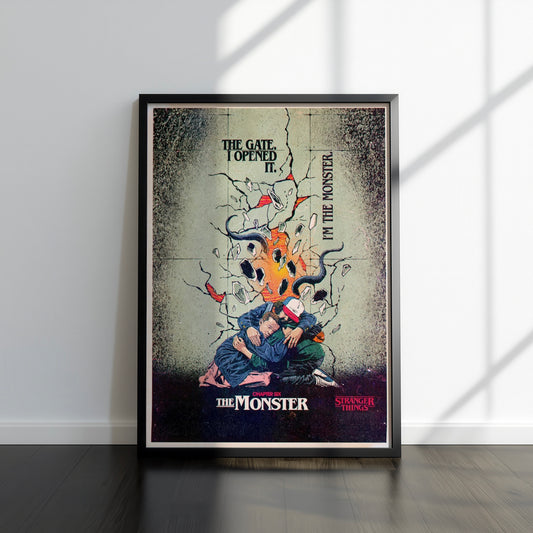 80s Sci-Fi TV Show Inspired Art Print, Season 1