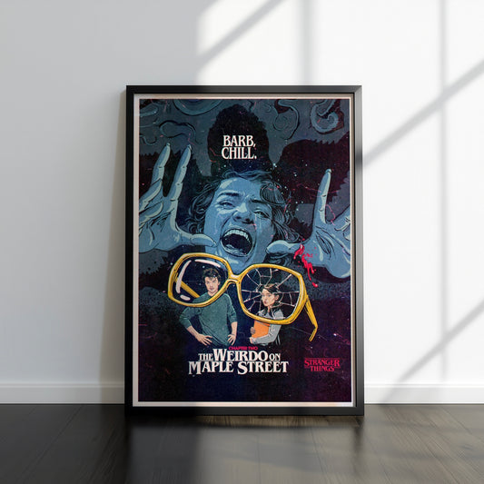80s Sci-Fi TV Show Inspired Art Print, Season 1