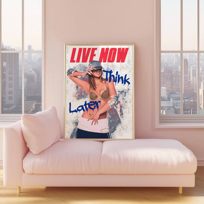 DISCOUNTED A4 Later Poster