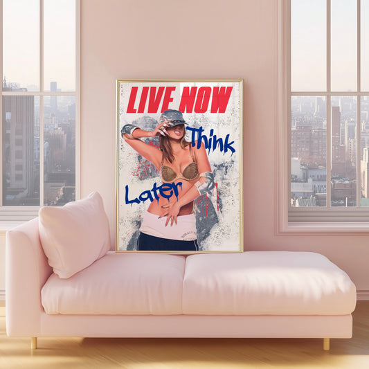 DISCOUNTED A4 Later Poster