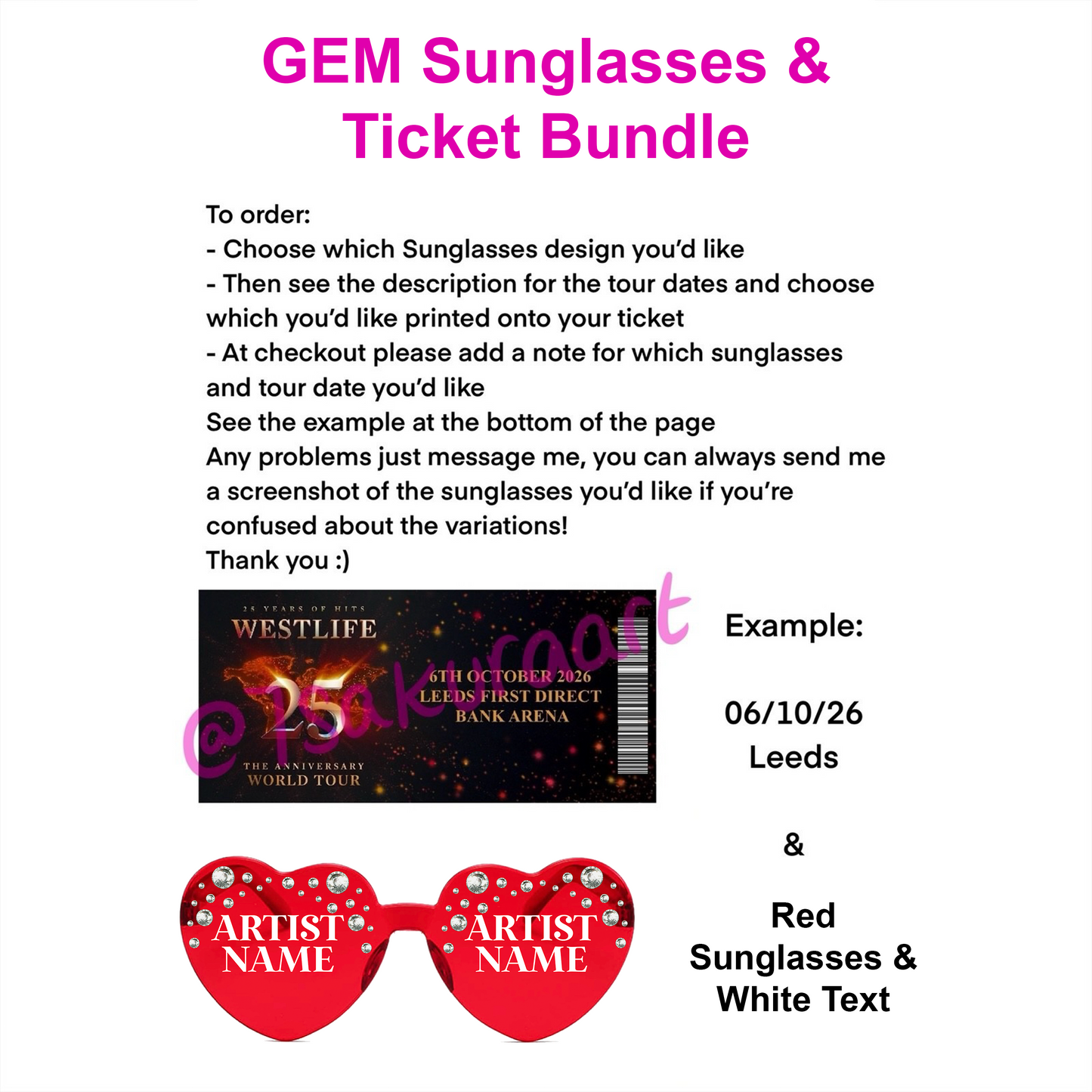 W 2026 Tour Sunglasses