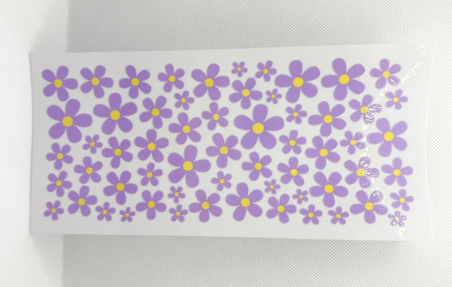 Flower Designs - inspired Glass Tumbler with Straw